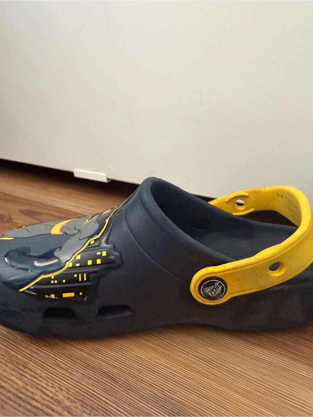 CROCS Batman Kids Clogs in Black and Yellow